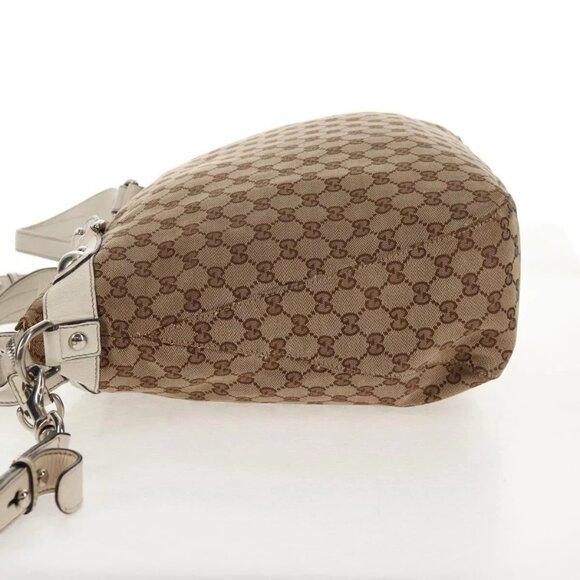 GUCCI GG Canvas Hand Bag 2way Beige White Auth ep10950 - Picture 6 of 16